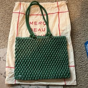 Clara V Sandy Beach Tote in green